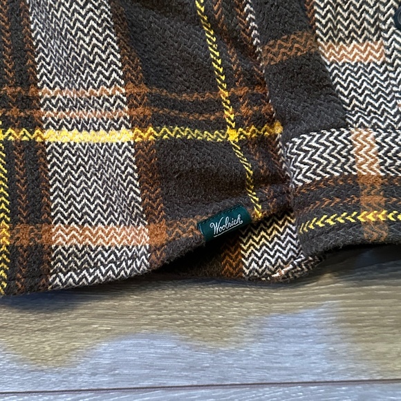 Woolrich Green Label Heavyweight Cotton Plaid Thick Shacket - Picture 3 of 4